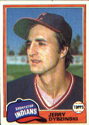 1981 Topps Baseball Cards      198     Jerry Dybzinski RC